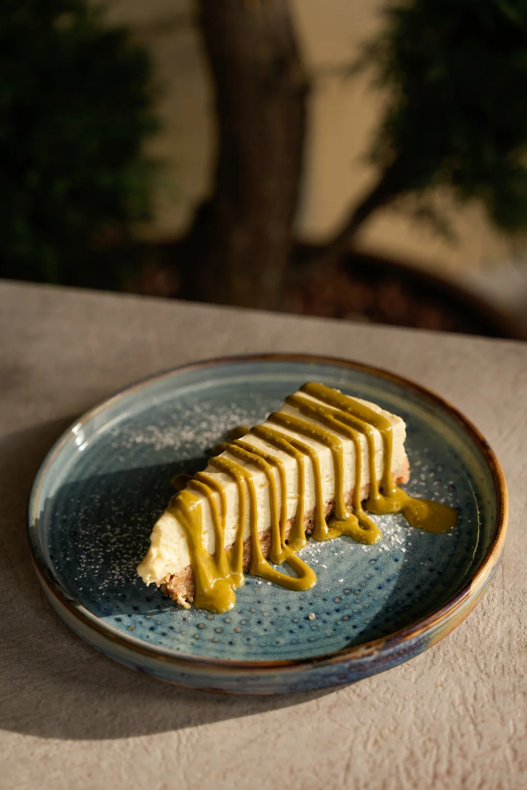 Cheesecake al pistacchio